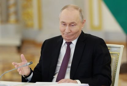 O presidente da Rússia, Vladimir Putin, em Moscou, na Rússia, em 26 de fevereiro de 2026
