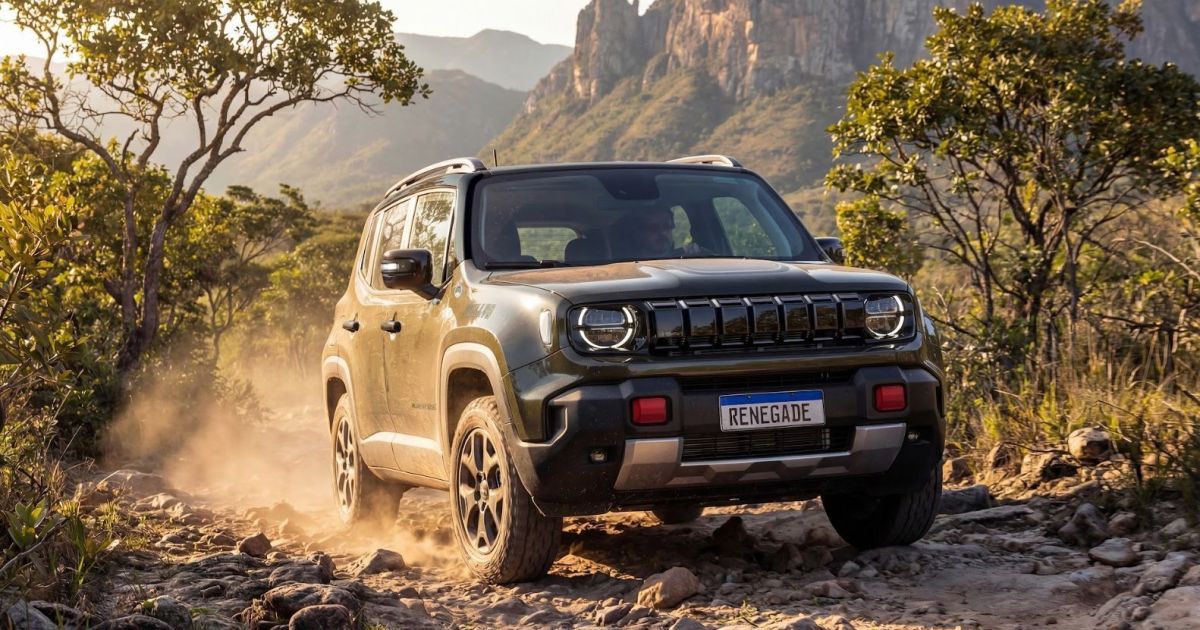 Jeep Renegade chega na linha 2027 híbrido 48V e até R$ 18 mil mais barato