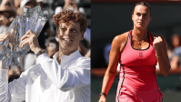Sinner e Sabalenka se sagram campeões inéditos do Masters de Indian Wells
