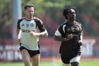 Saúl vai a campo e avança em recuperação de cirurgia no Flamengo