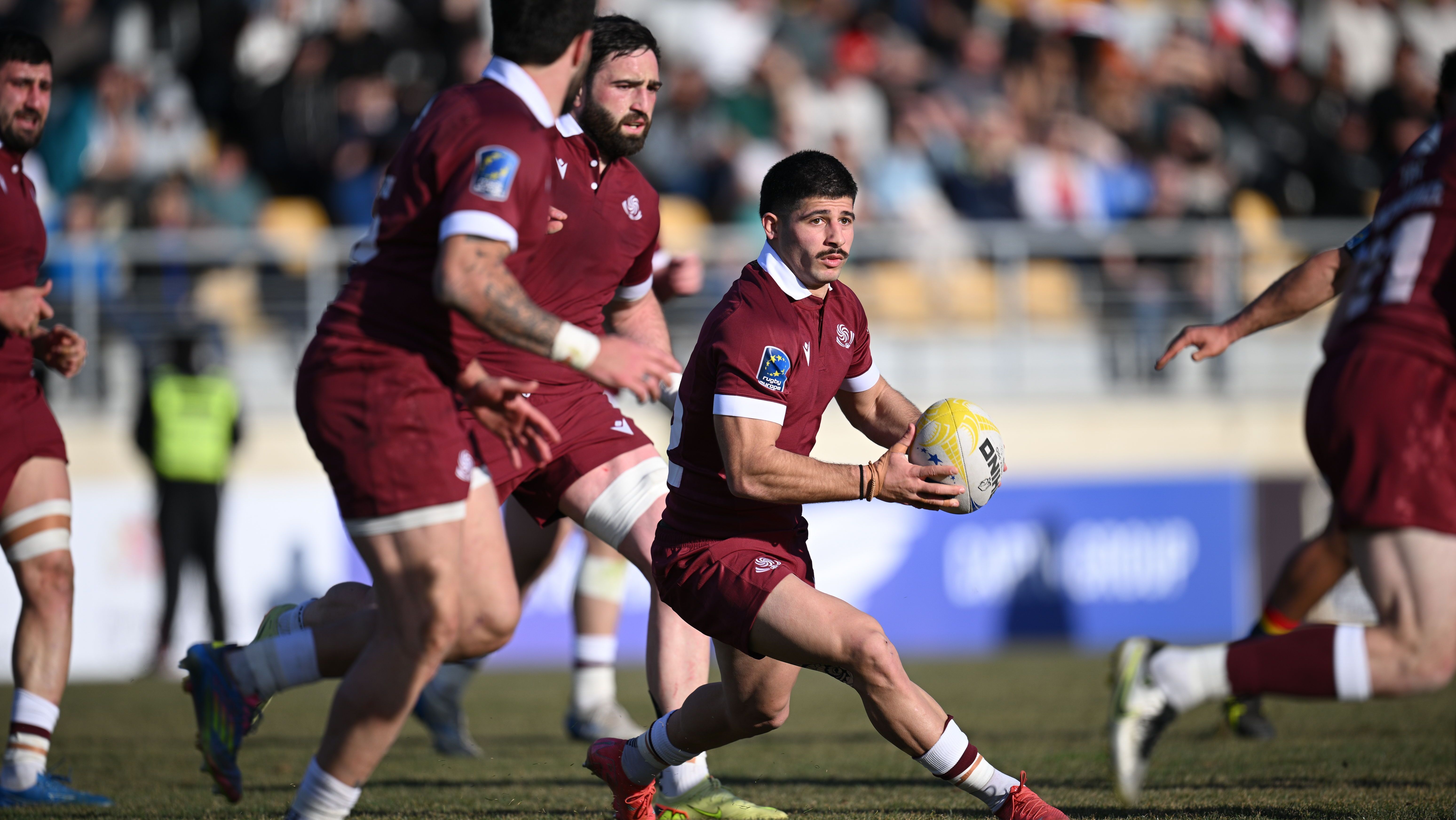 Seis jogadores de rugby da seleção da Georgia foram suspensos por doping