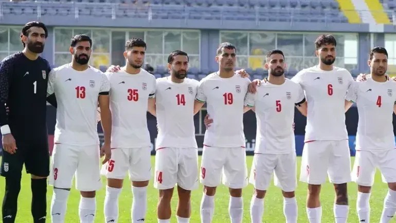 Seleção do Irã durante amistoso na Data Fifa