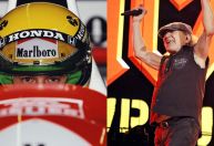 Vocalista do AC/DC já nomeou Senna como “melhor piloto de sua época”