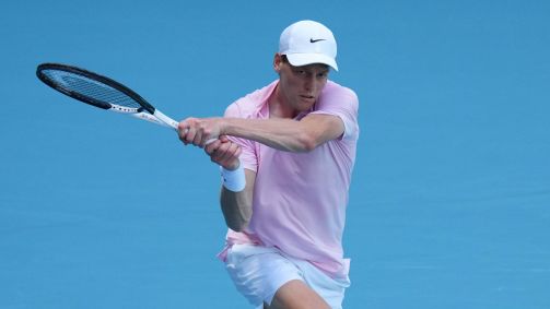 Sinner durante a final do Miami Open