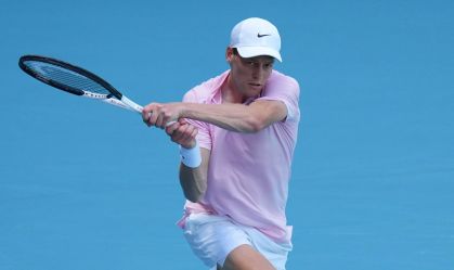 Sinner durante a final do Miami Open