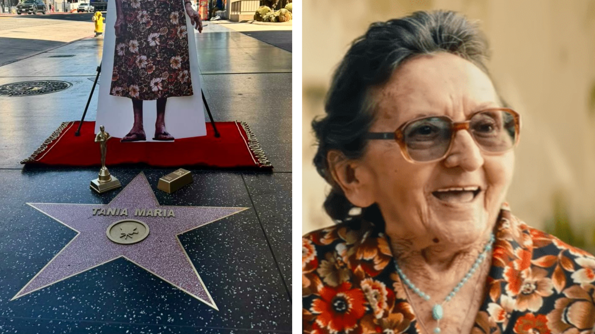 tania maria calçada da fama