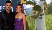 Taylor Lautner e esposa anunciam gravidez do primeiro filho; veja