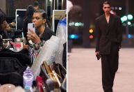 Descoberta em pizzaria, brasileira abre desfile da Saint Laurent em Paris