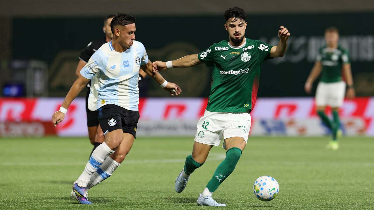 Flaco López em Palmeiras x Grêmio