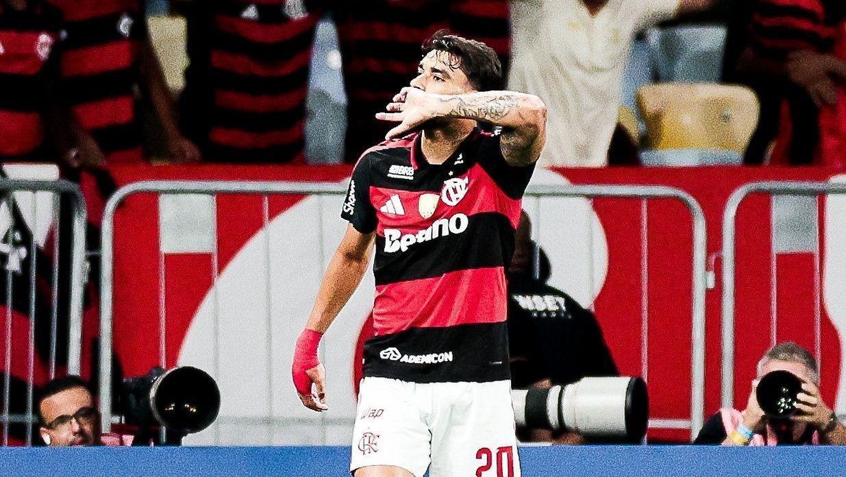 Paquetá em Flamengo x Independiente Medellín, pela Libertadores