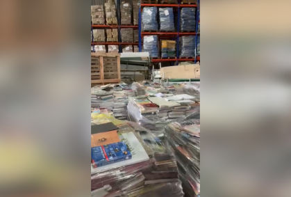 40 mil livros são recuperados após descarte indevido em Osasco