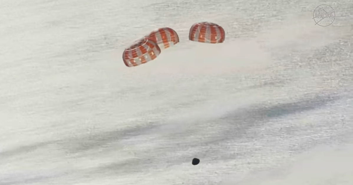 Veja vídeo de como foi a reentrada da Artemis na Terra