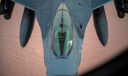 Aeronave F-16 Fighting Falcon da Força Aérea dos EUA