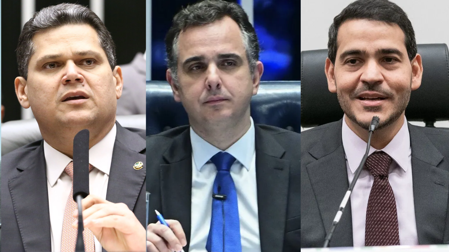 Alcolumbre, Pacheco e Messias (1)