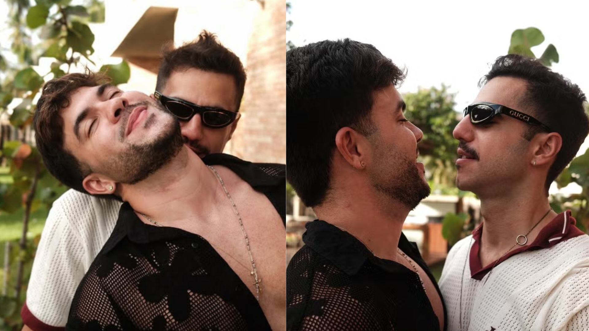 Álvaro e ex-BBB Matheus Lisboa