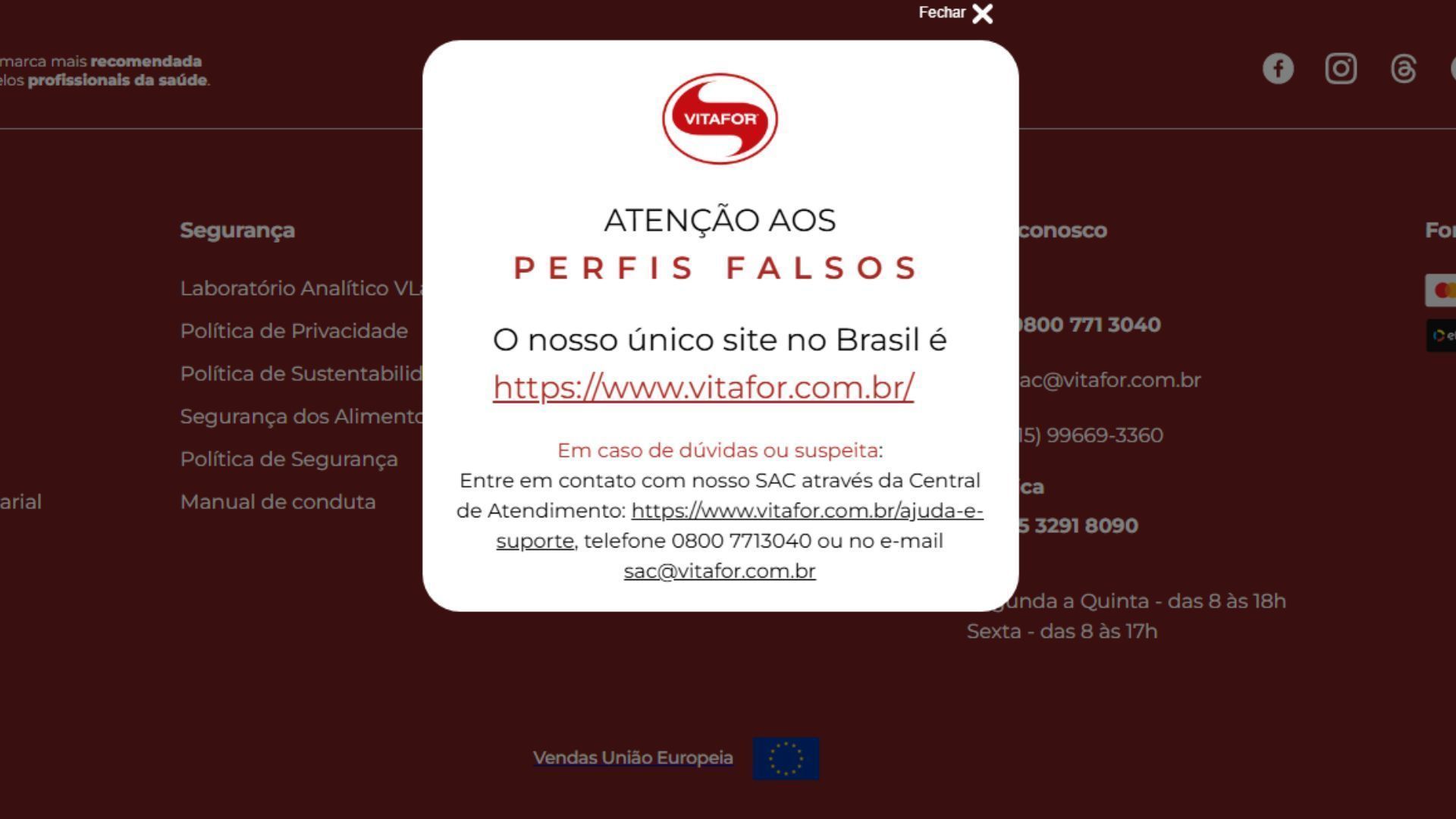 • Site oficial
