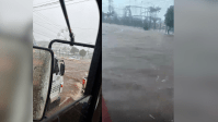 Goiânia tem alagamentos e vias interditas após fortes chuvas