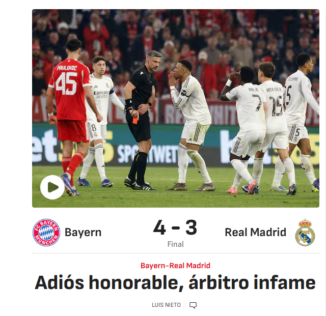 Chamada de capa do Diário AS • Reprodução
