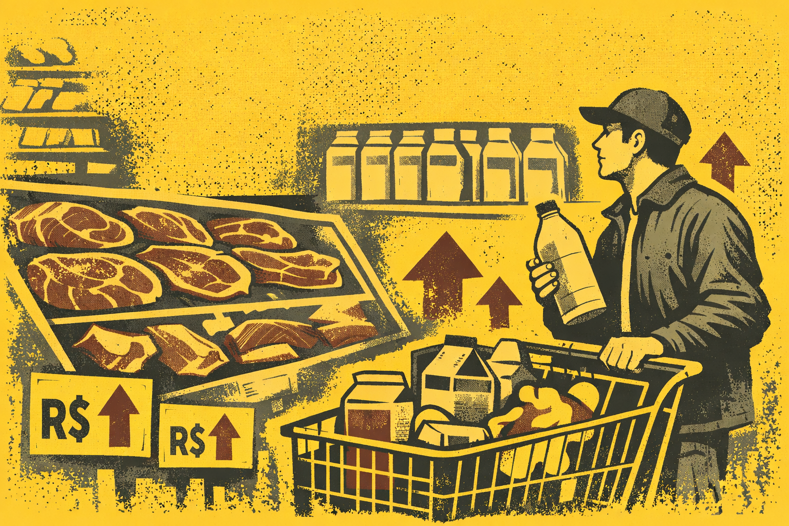 Preço dos alimentos em alta