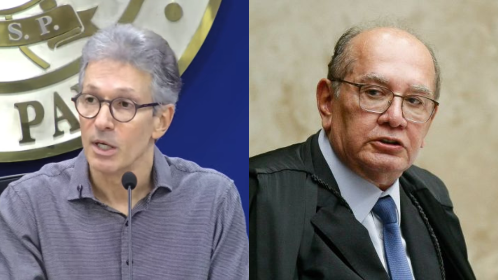 Romeu Zema e Gilmar Mendes