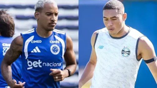 Cruzeiro e Grêmio se enfrentam pelaBrasileiro