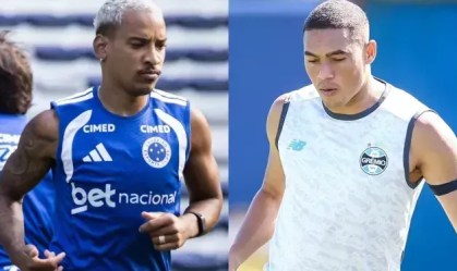 Cruzeiro e Grêmio se enfrentam pelaBrasileiro