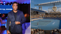 Ronaldo lança clube de tênis com título de R$ 1 milhão e arena para 3 mil