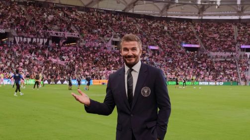 Beckham, coproprietário do Inter Miami