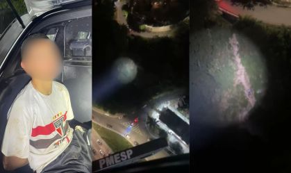 POLÍCIA PRENDE QUEBRA VIDRO