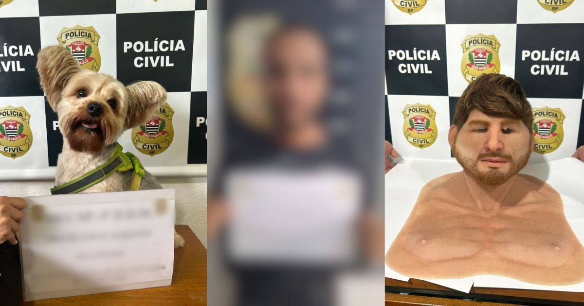 Homem usa máscara realista para se disfarçar e furtar cão de ex em pet shop