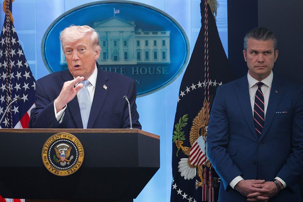 President Trump Holds News Conference With Military Officials On Mission To Rescue Downed Airman In Iran