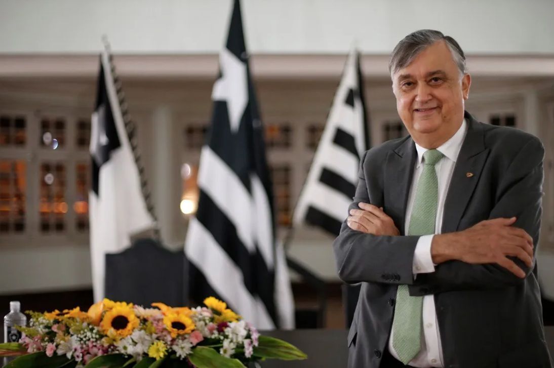 Durcesio Mello foi indicado como diretor geral da SAF do Botafogo • Vítor Silva / Botafogo