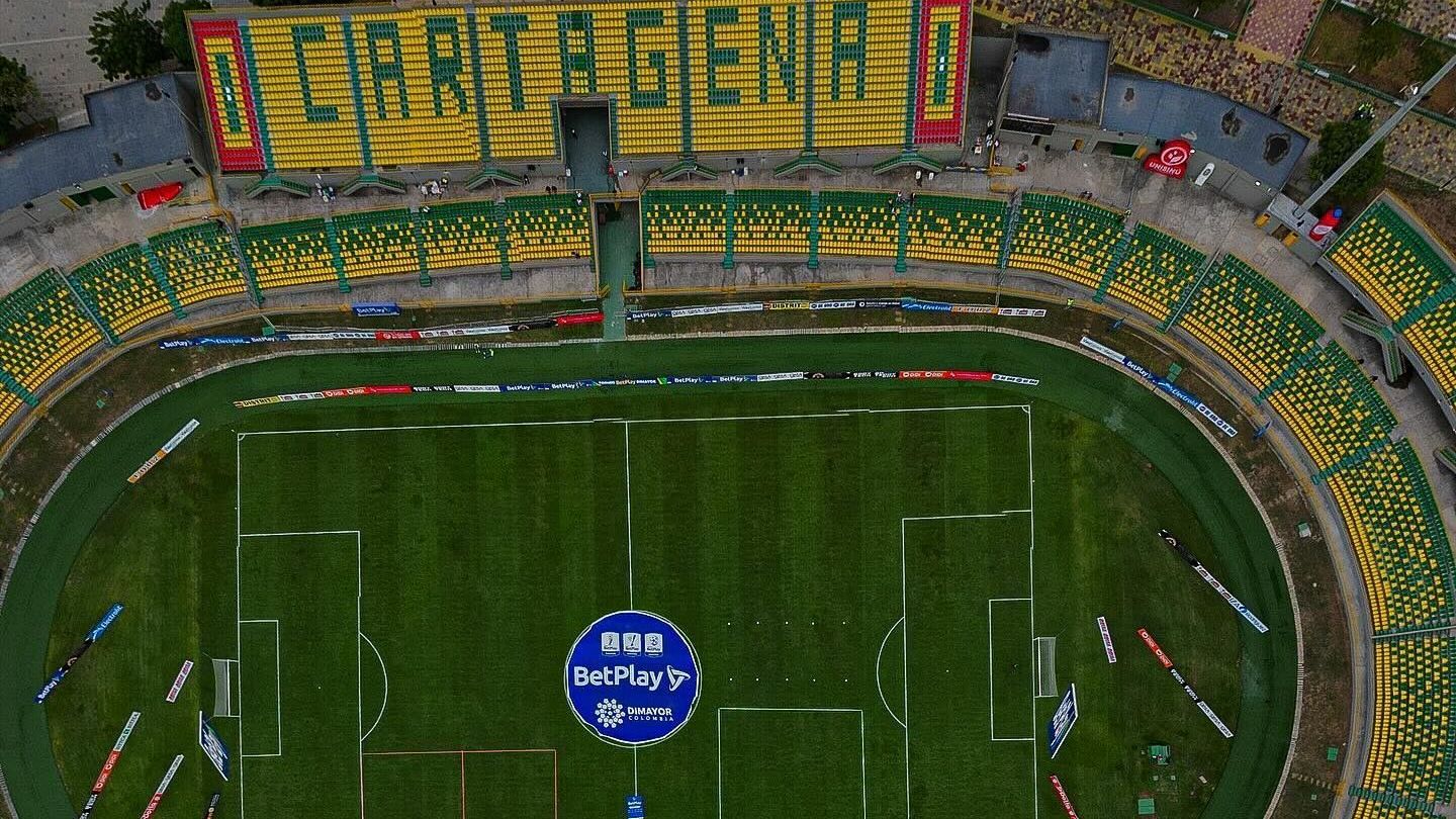 Estádio Olímpico Jaime Morón León, em Cartagena, na Colômbia