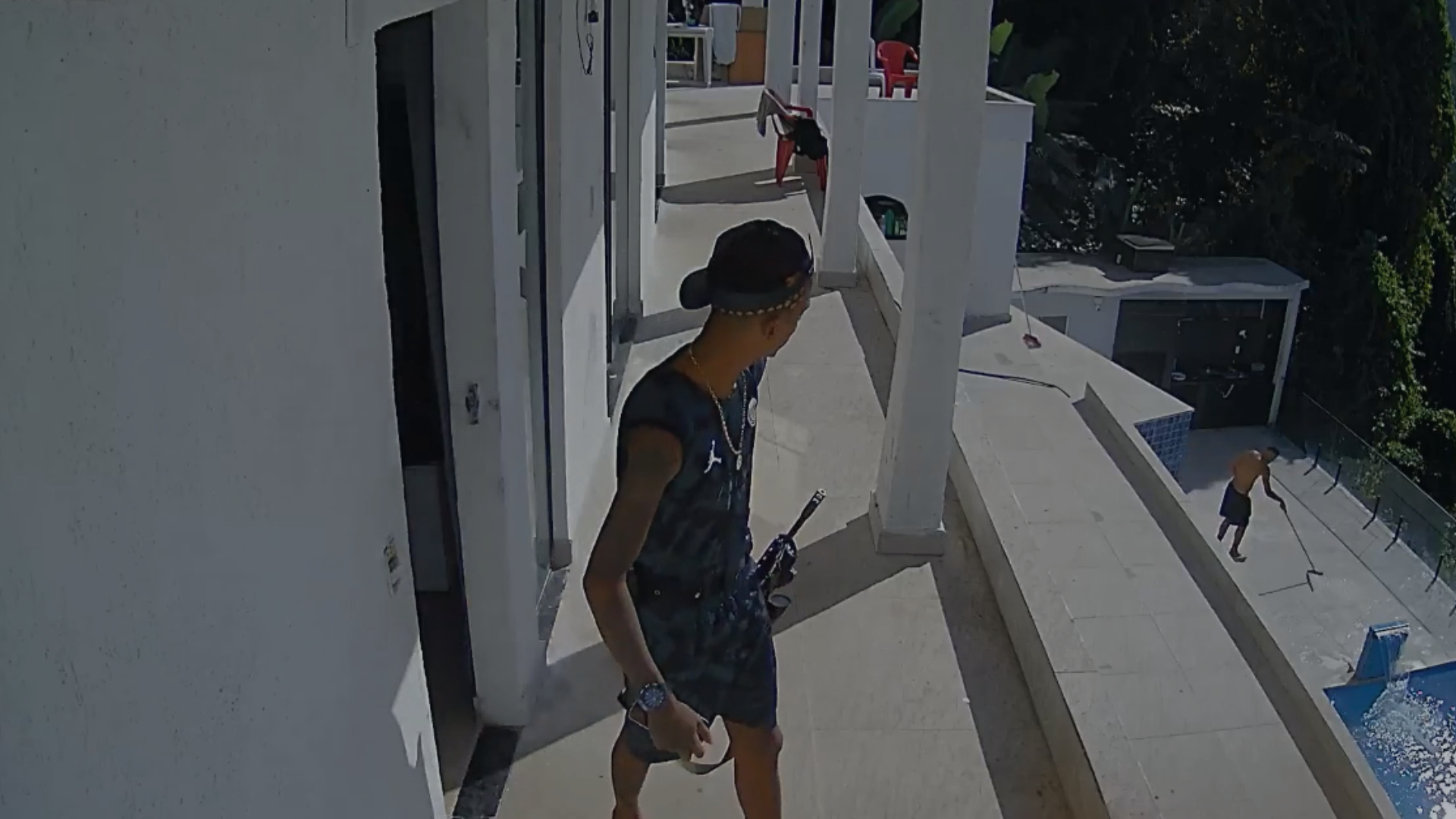 Os criminosos estavam hospedados em uma casa de alto padrão no Vidigal