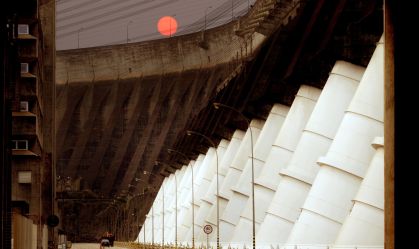 Fim de tarde em Itaipu Foto Nilton Rolin