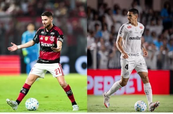 Flamengo x Santos tem times de Jorginho e Lucas Veríssimo se enfrentam no Maracanã