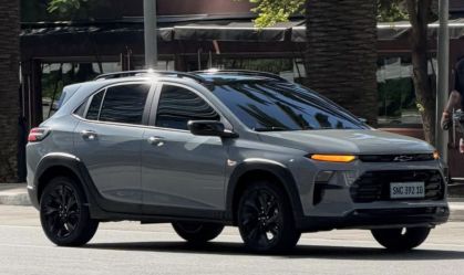 Flagra do novo Chevrolet Sonic 2027