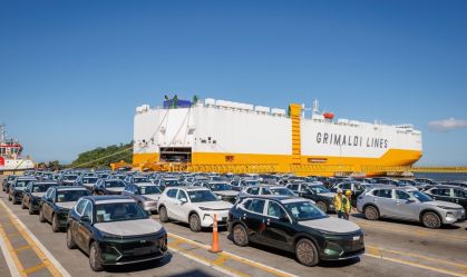 Primeiro lote do Geely EX5 EM-i no Brasil