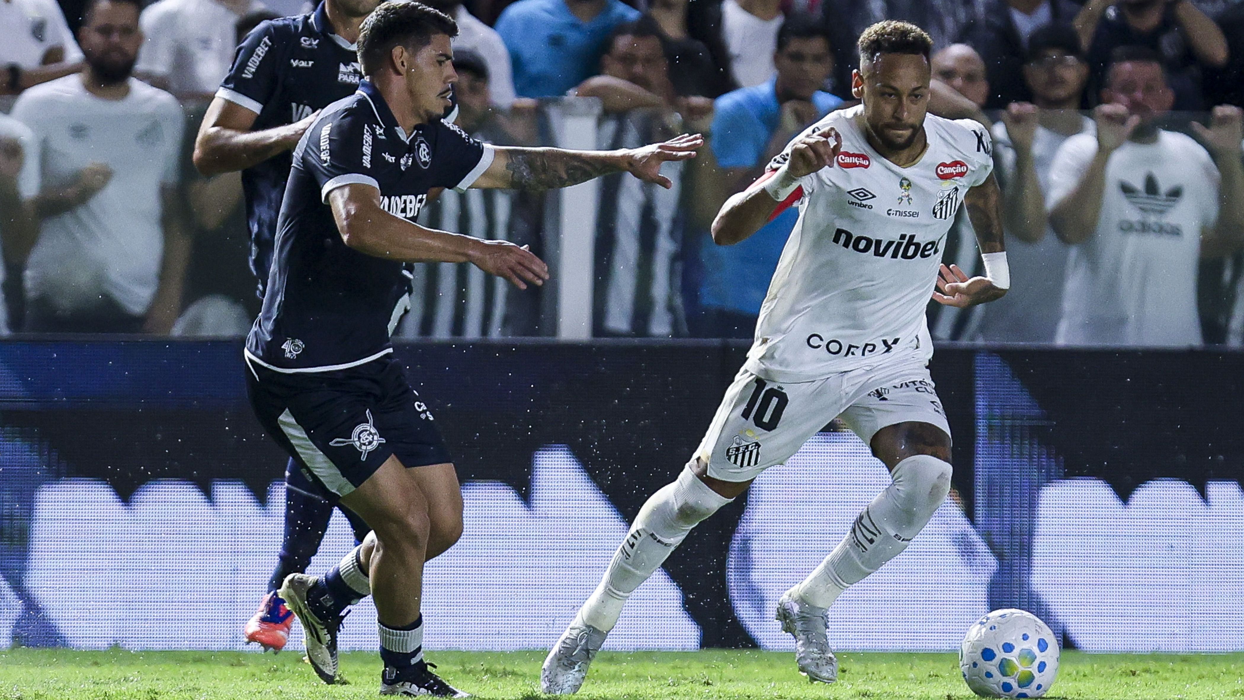 Neymar em Remo x Santos