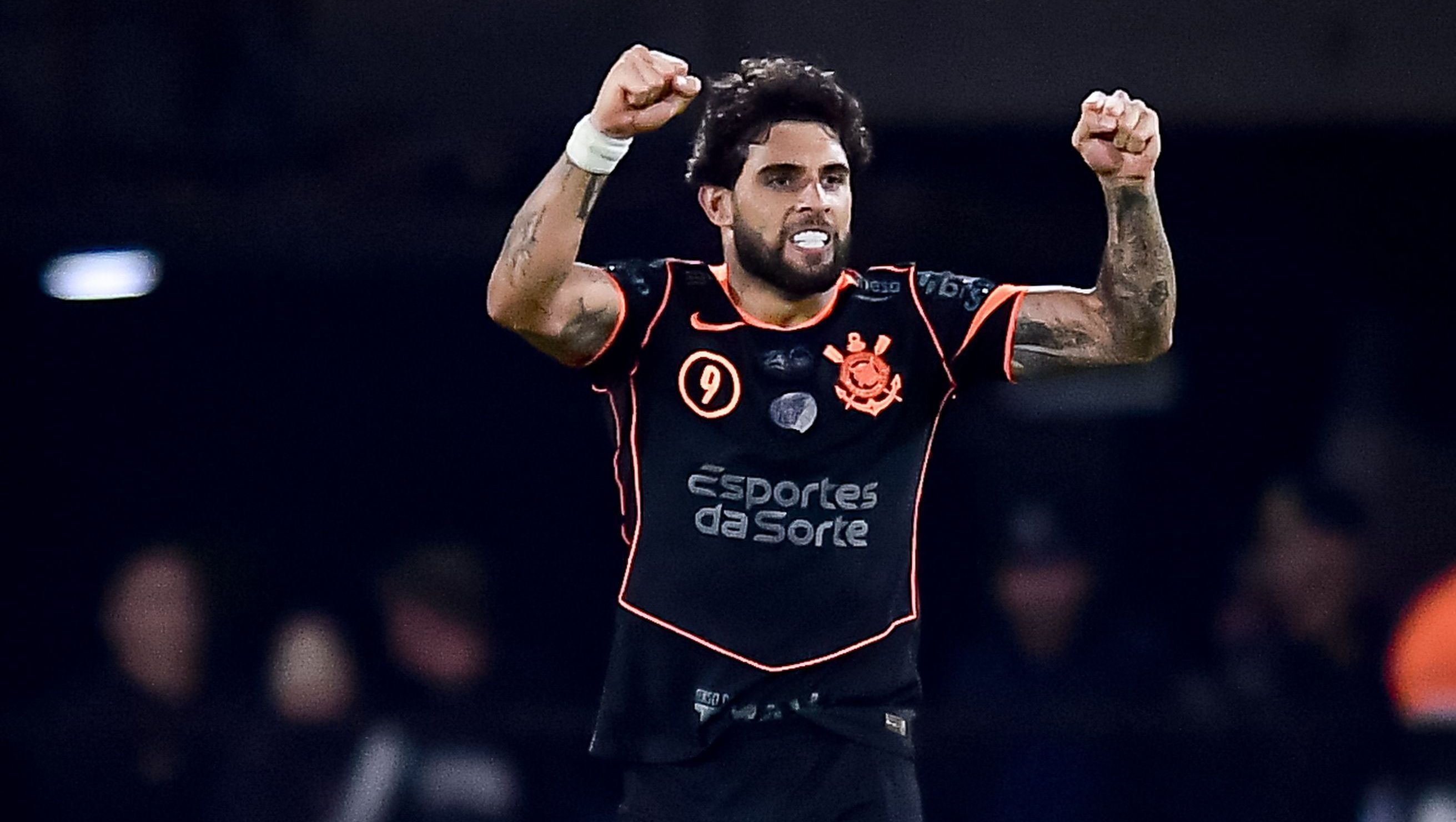 Yuri Alberto em Platense x Corinthians, pela Libertadores
