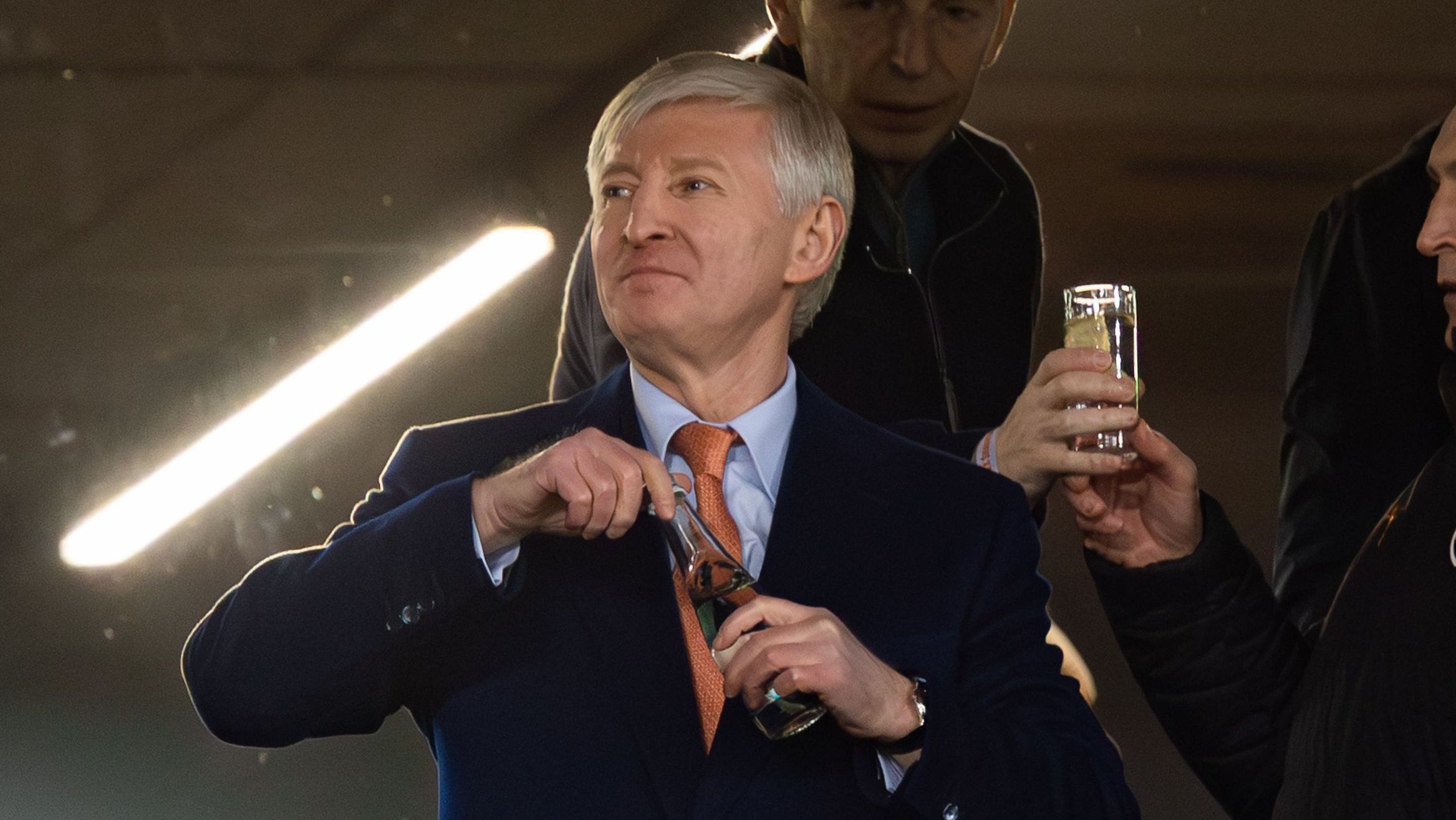 Rinat Akhmetov owner and president of Shakhtar seen during