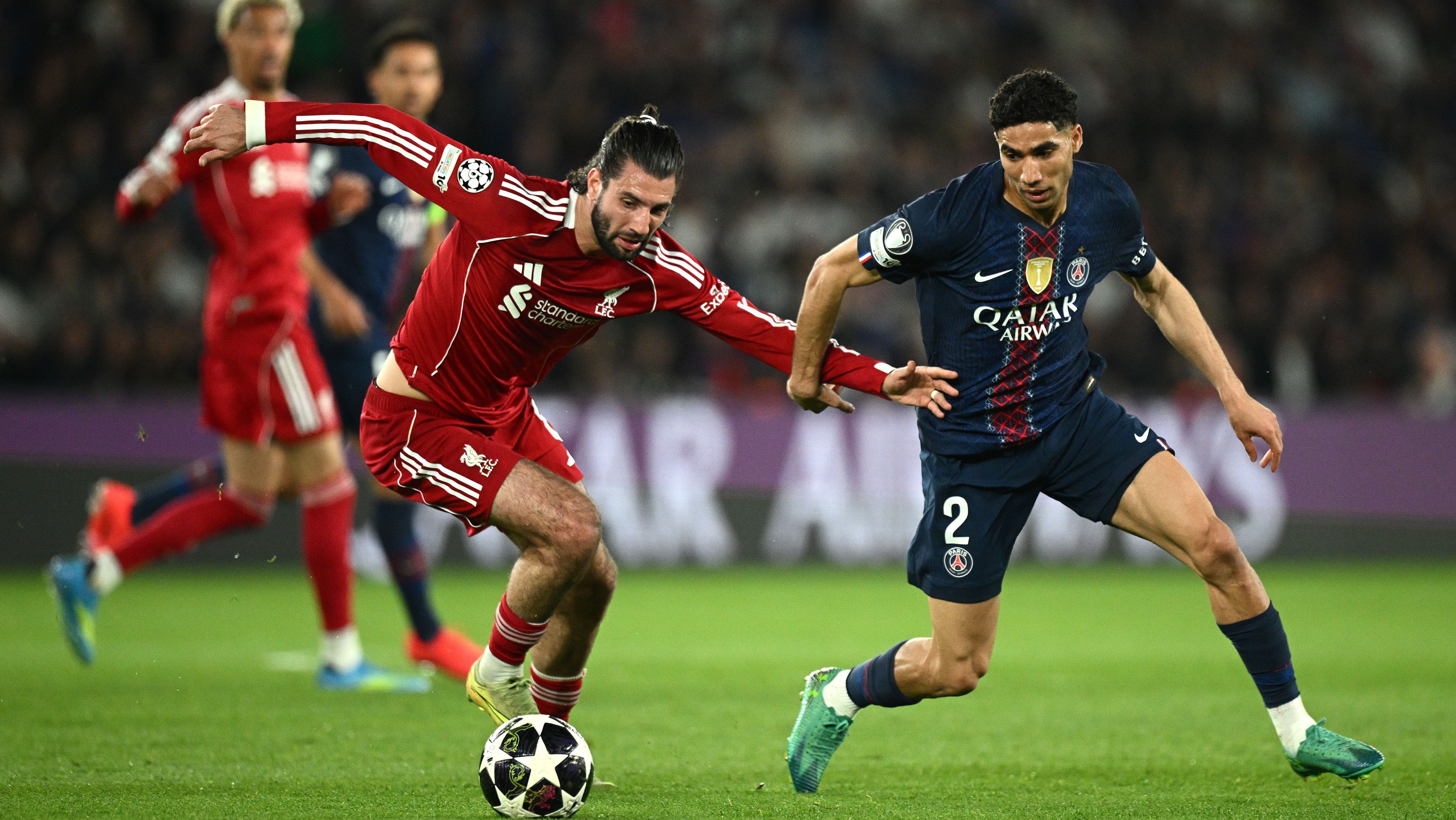 Paris Saint-Germain FC v Liverpool FC - UEFA Champions League 2025/26 Quarter-Final First Leg