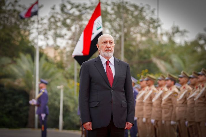 O recém-eleito presidente do Iraque, Nizar Amidi • Iraqi Presidency/Anadolu via Getty Images