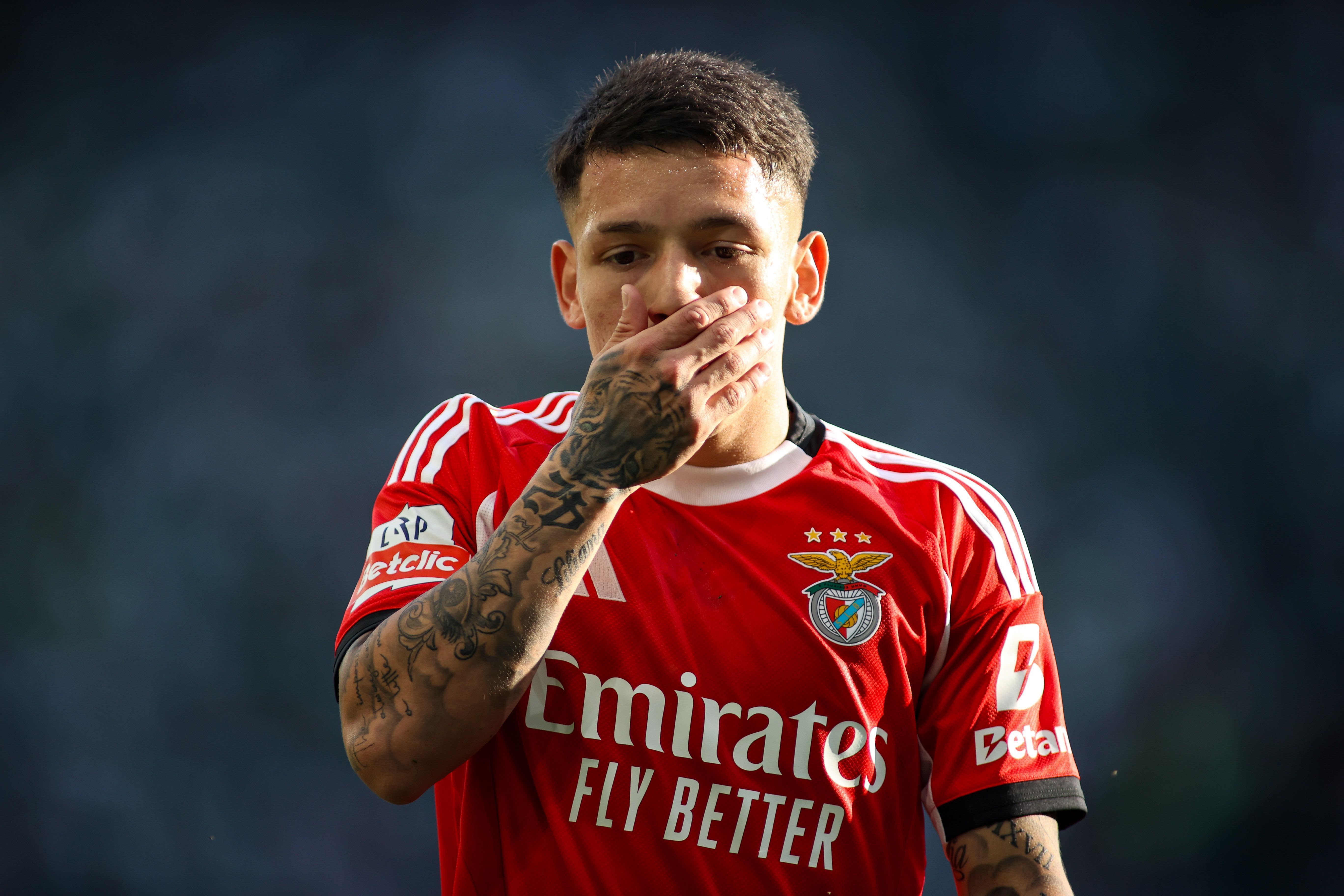 Gianluca Prestianni, do Benfica
