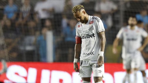 Neymar após derrota do Santos para o Fluminense
