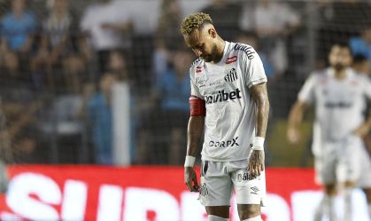 Neymar após derrota do Santos para o Fluminense