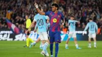 Barcelona vence Celta e fica perto do título de LaLiga; Yamal sai lesionado