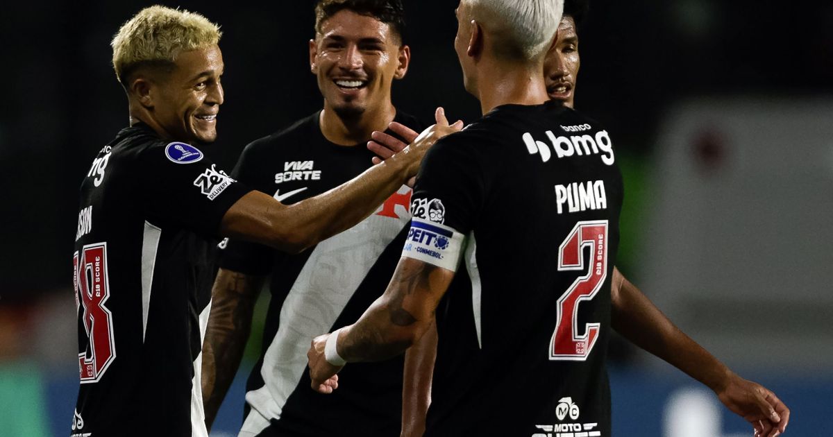 Vasco vence e vai à liderança do Grupo G da Copa Sul-Americana