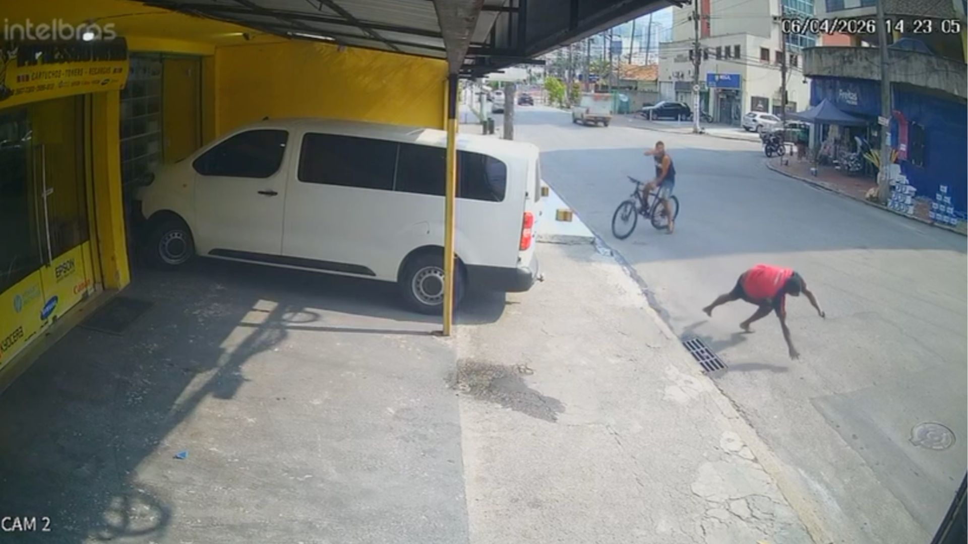 Homem baleado