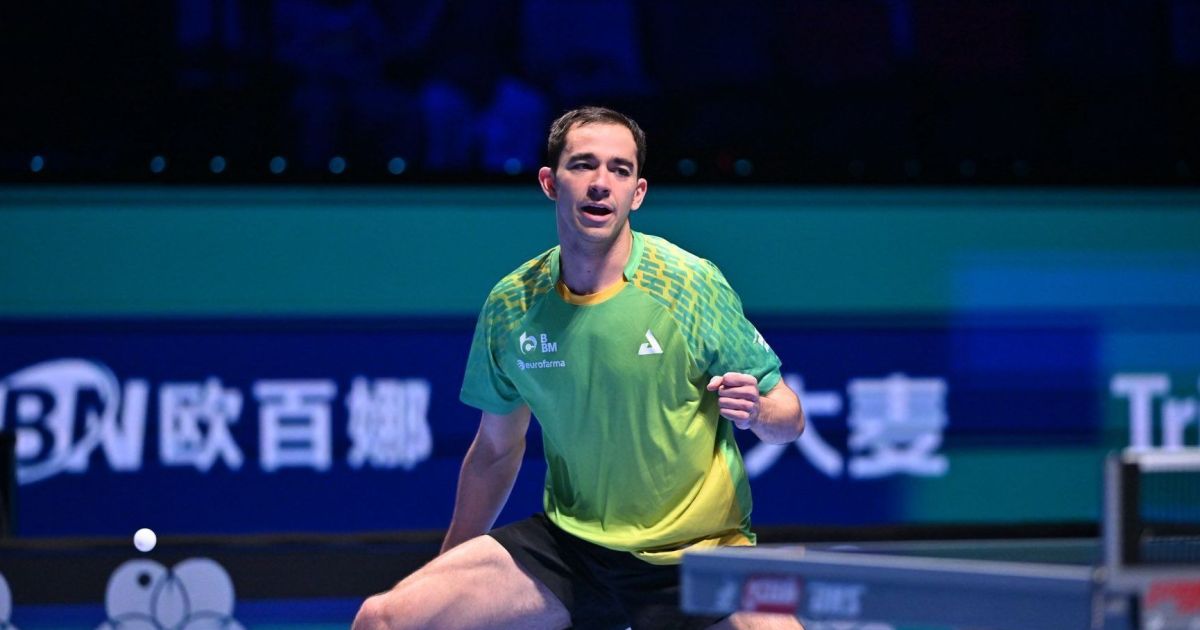Calderano sofre, mas avança às oitavas da Copa do Mundo de Tênis de Mesa